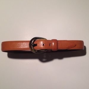 Joan and David leather belt